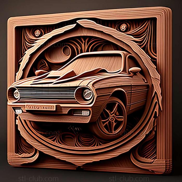 3D мадэль Ford Capri (STL)